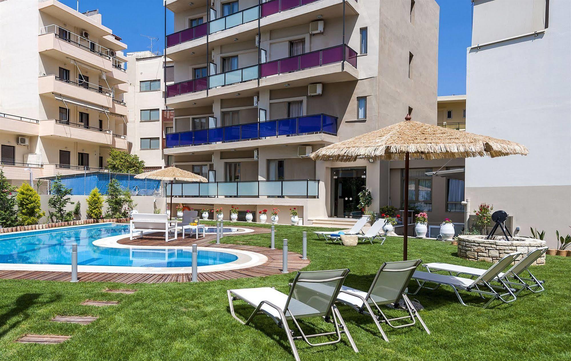 Leonidas Hotel & Apartments Rethymno Exteriér fotografie